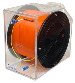 Portable Fiber Lab 1600 network and latency simulator with Corning, OFS, or Prysmian fiber spools
