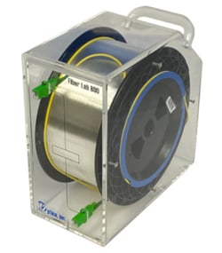 Portable Fiber Lab 800 network and latency simulator with Corning, OFS, or Prysmian fiber spools