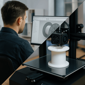 3D Designer and FDM 3D Printer - Fiber Optic Services - M2 Optics 2