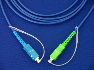 Custom Single Mode and Multimode armored fiber optic patch cords for harsh environments