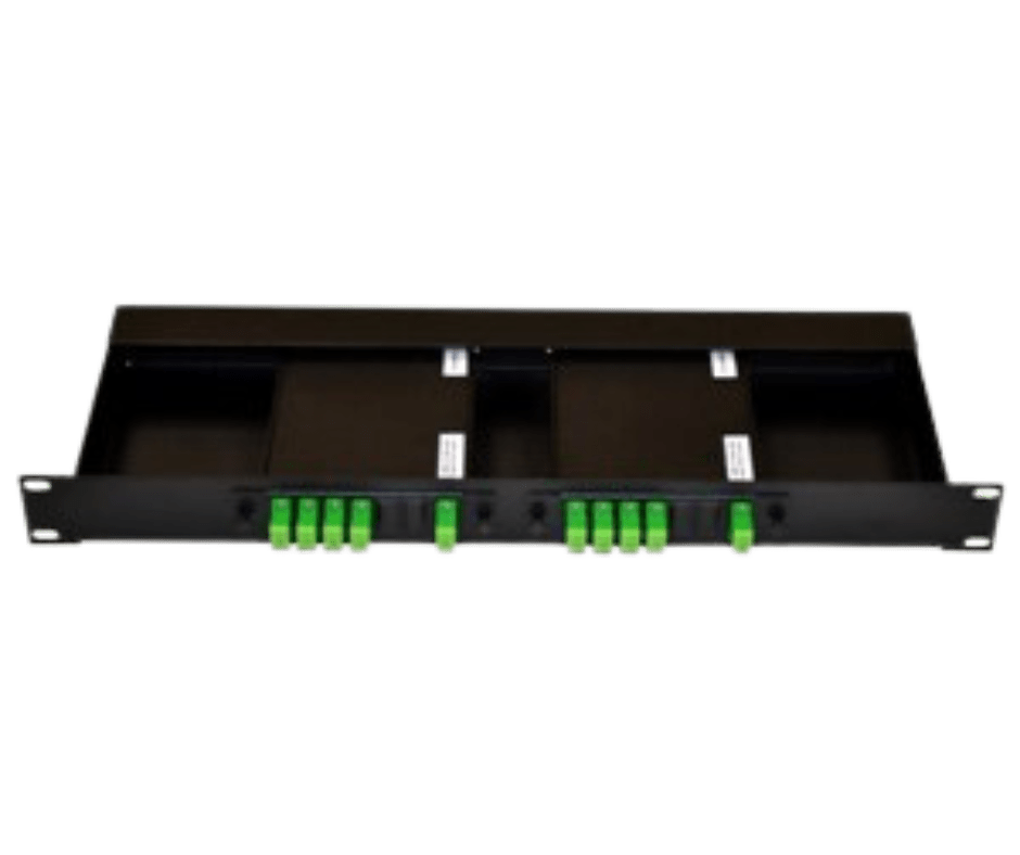 1RU rack chassis holds up to 2 modules for customized TAP configurations.  