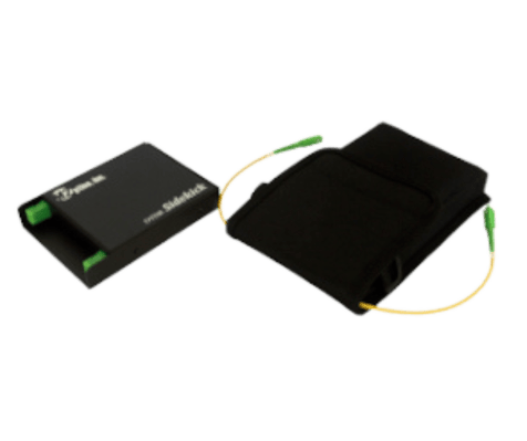 Custom OTDR launch fiber module with case