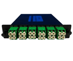 Custom small channel count wavelength tap filter to a complete GPON aggregation multiplexer