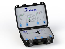 Fiber Lab MSP portable network and PON simulator for fiber optic training