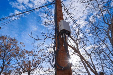 Utility Pole Fiber Optics