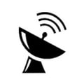 Fiber Optic Satellite and Radar Icon