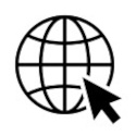 Fiber Optic Telecom and Internet Service Icon