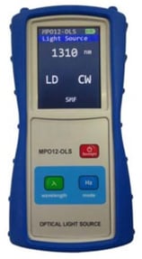 MPO Fiber Optic Light Source device for testing 12 and 24 MPO fiber optic cables